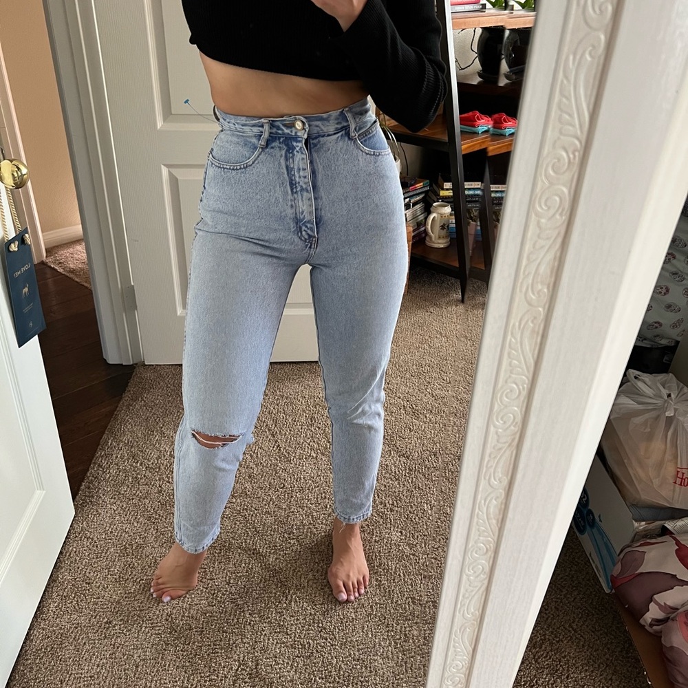Super high waist jeans